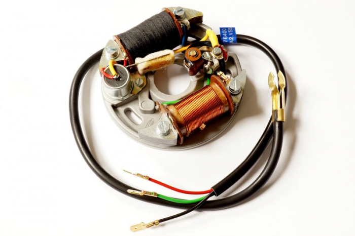 Zündgrundplatte komplett V50 2 Spulen NEU